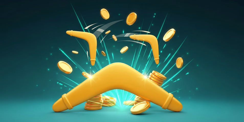 Stortingsbonus actie Boomerang Casino